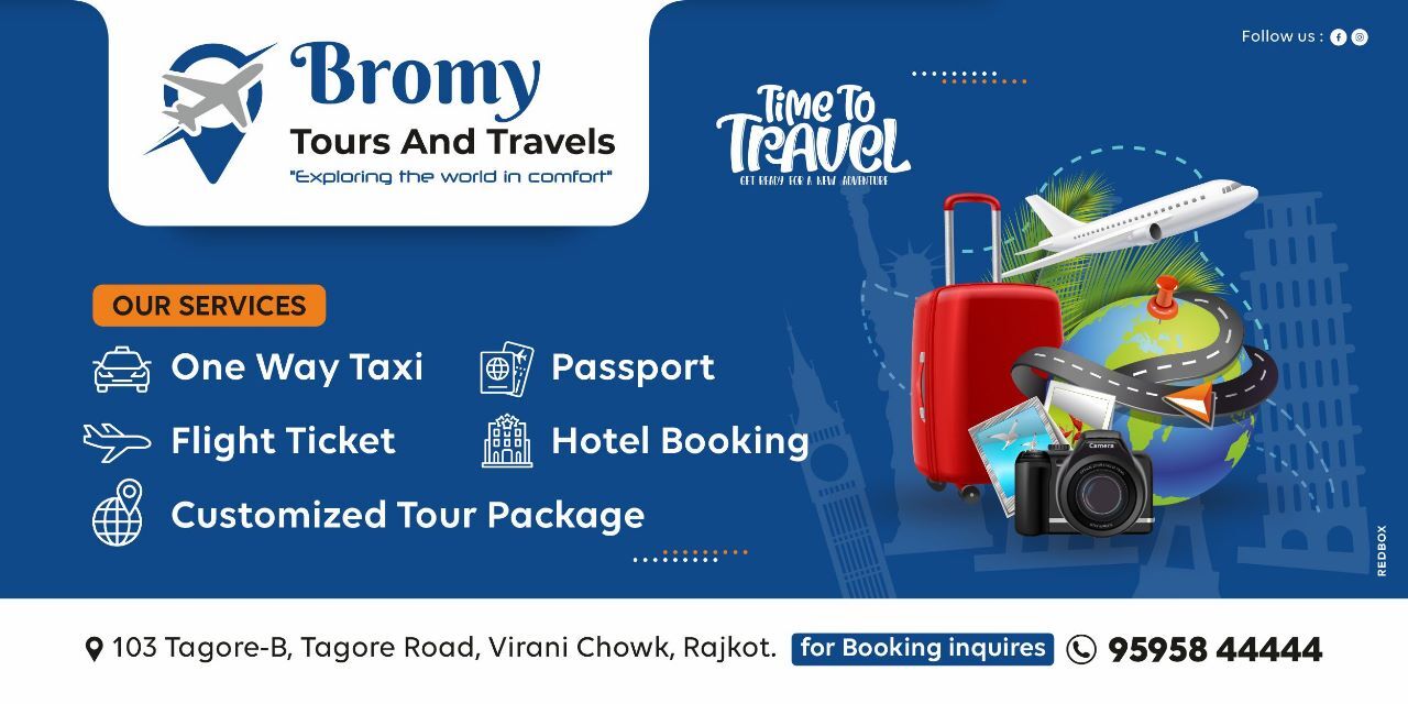 Bromy Tours and Travels — Travel Agencies in Rajkot