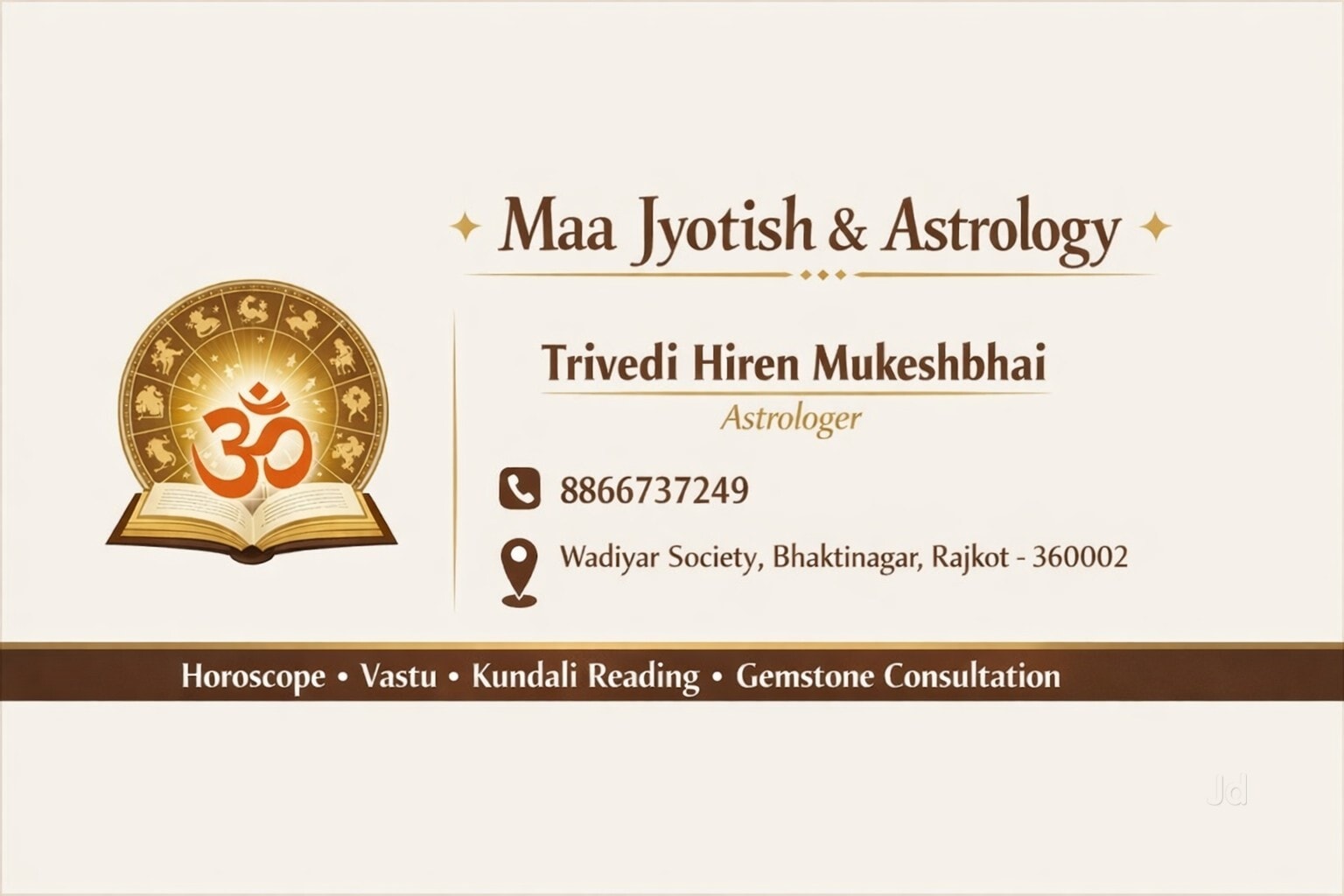 Maa Jyotish & Astrology — Wedding Pandits in Rajkot
