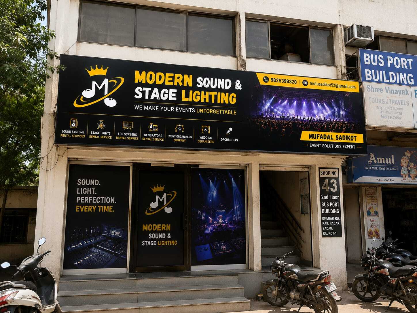 Modern Sound and Stage Lighting — Stage Decorators in Rajkot