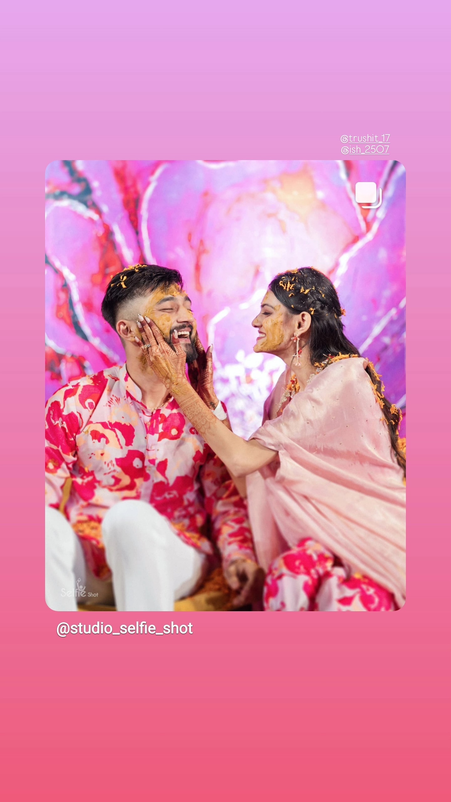 Studio Selfie Shot — Wedding Photographers in Rajkot