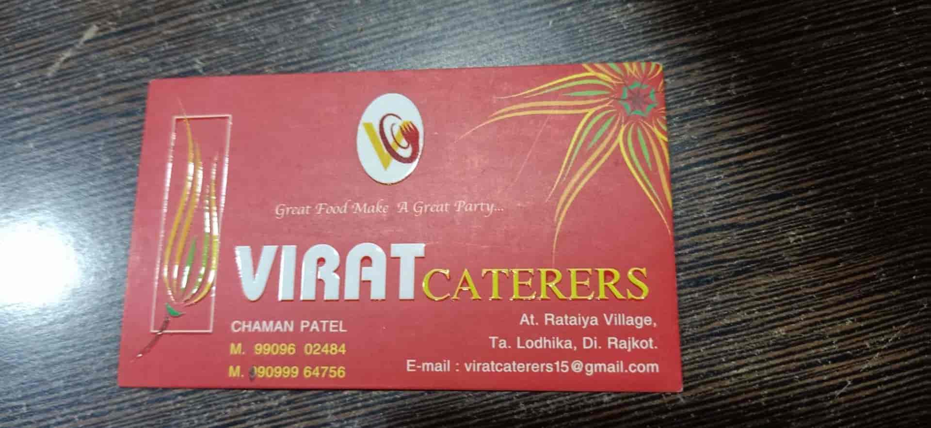 Virat Caterers — Catering Services in Rajkot